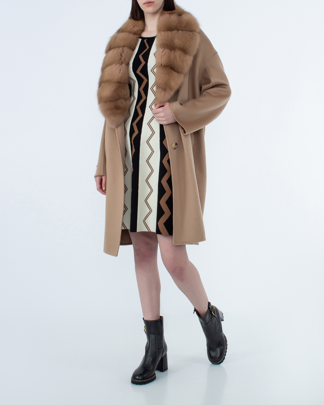 Женская кашемировое пальто Manzoni, сезон: зима 2022/23. Купить за 672600 руб. | Фото 2