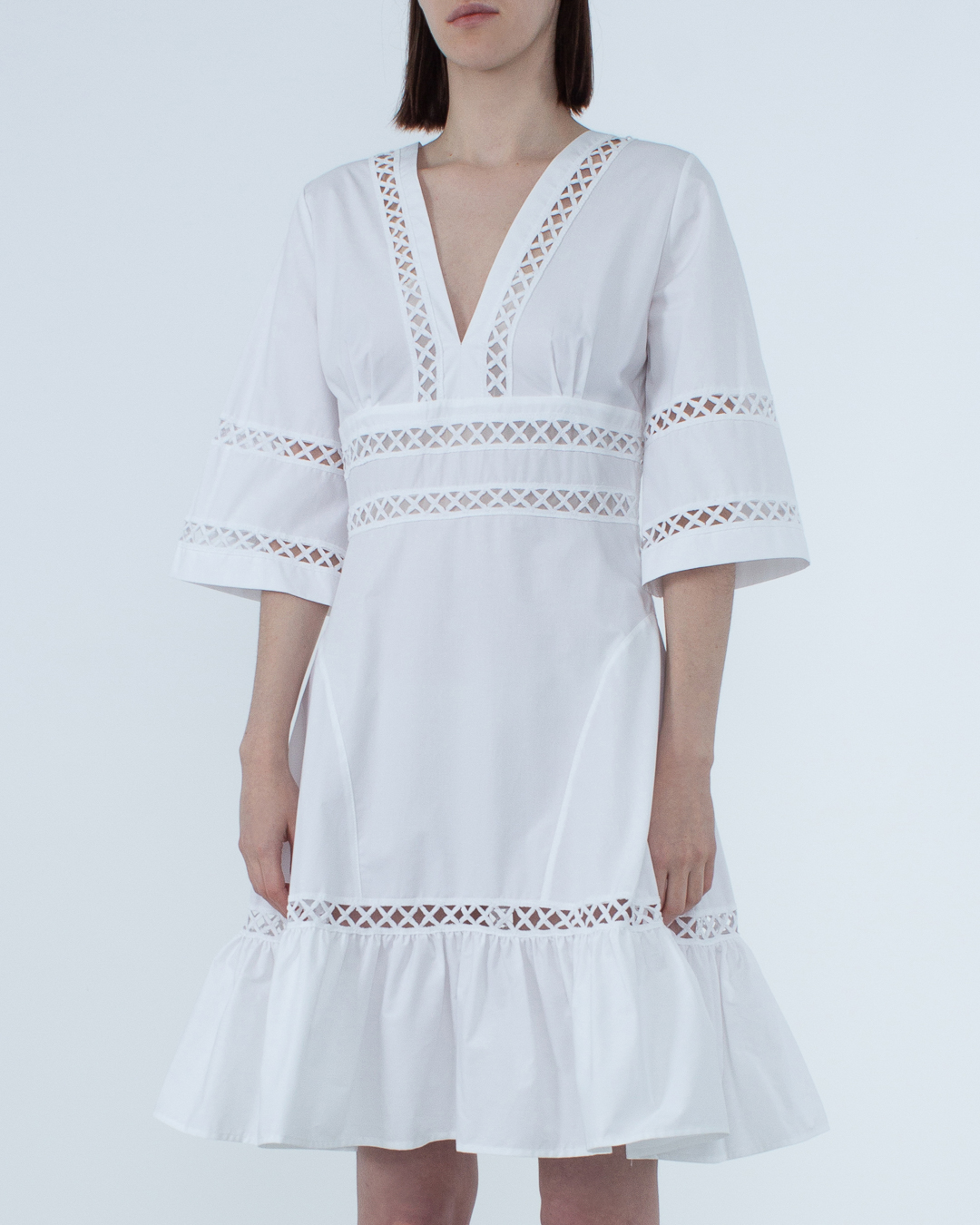Женская хлопковое платье MILVA-MI, сезон: лето 2022. Купить за 24800 руб. | Фото 3