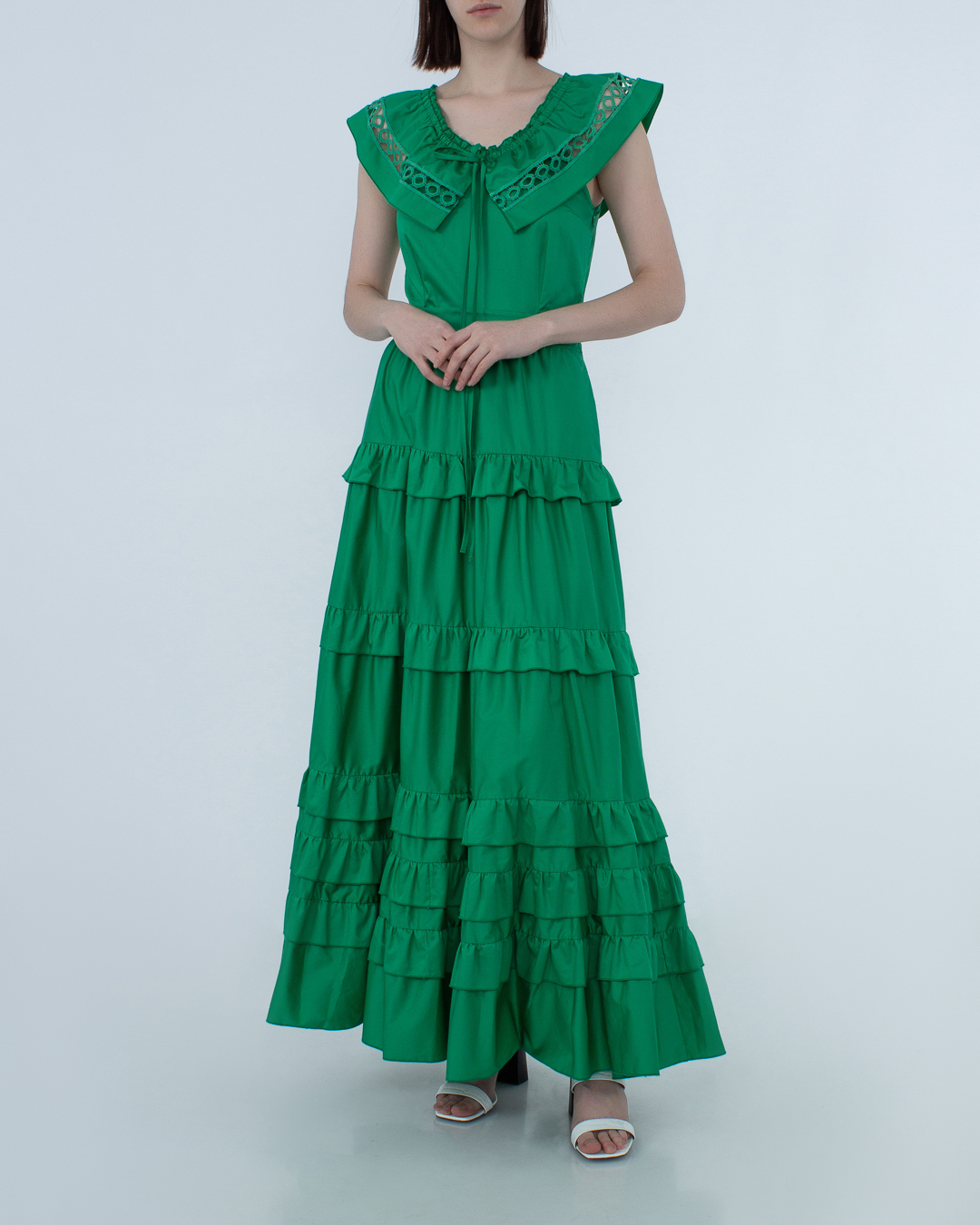 Женская платье макси  MILVA-MI, сезон: лето 2022. Купить за 26000 руб. | Фото 2