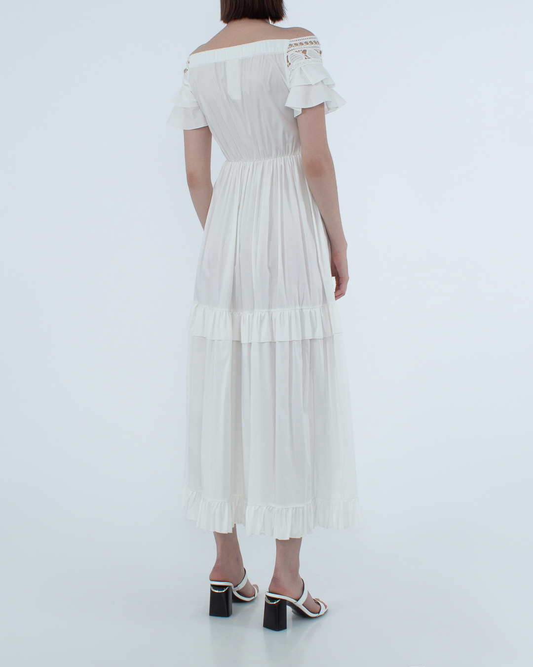 Женская приталенное платье MILVA-MI, сезон: лето 2022. Купить за 23600 руб. | Фото 4