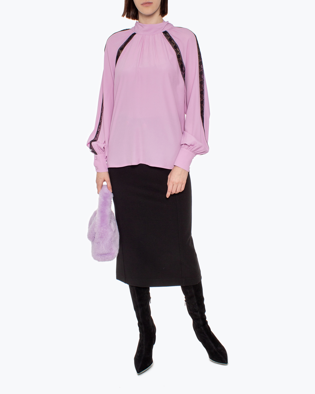 Женская блуза Anna Molinari, сезон: зима 2021/22. Купить за 54500 руб. | Фото 2