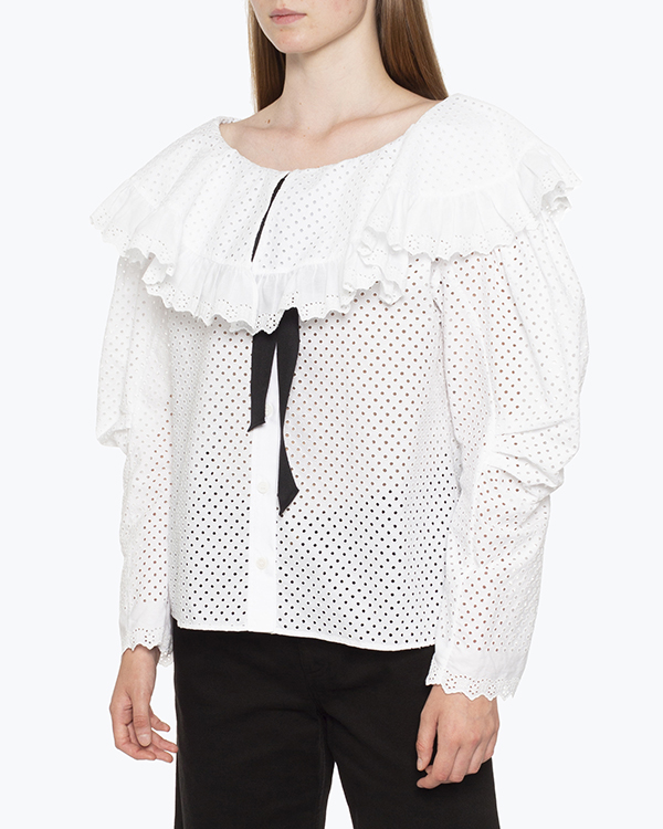 Женская блуза PHILOSOPHY DI LORENZO SERAFINI, сезон: лето 2021. Купить за 52800 руб. | Фото 3