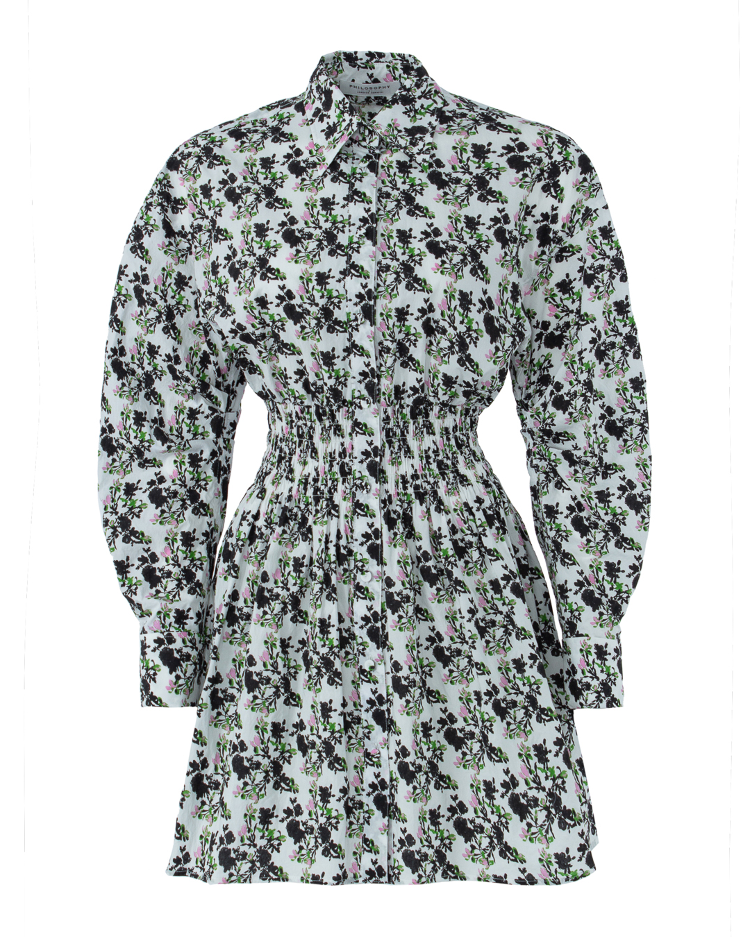 Женская хлопковое платье PHILOSOPHY DI LORENZO SERAFINI, сезон: лето 2022. Купить за 94300 руб. | Фото 1