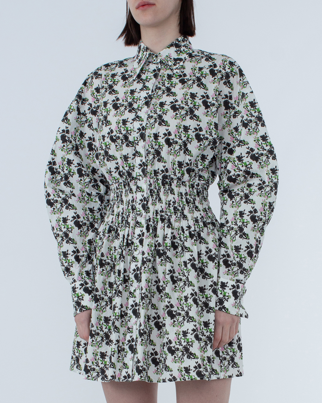 Женская хлопковое платье PHILOSOPHY DI LORENZO SERAFINI, сезон: лето 2022. Купить за 94300 руб. | Фото 3