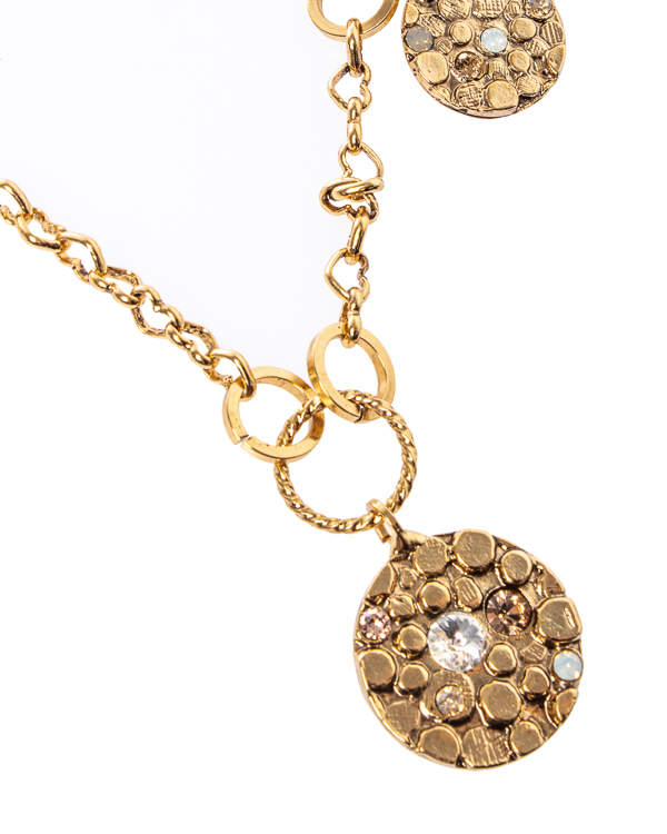 ожерелье Marina Fossati A122 золотой+белый UNI, размер UNI, цвет золотой+белый A122 золотой+белый UNI - фото 2