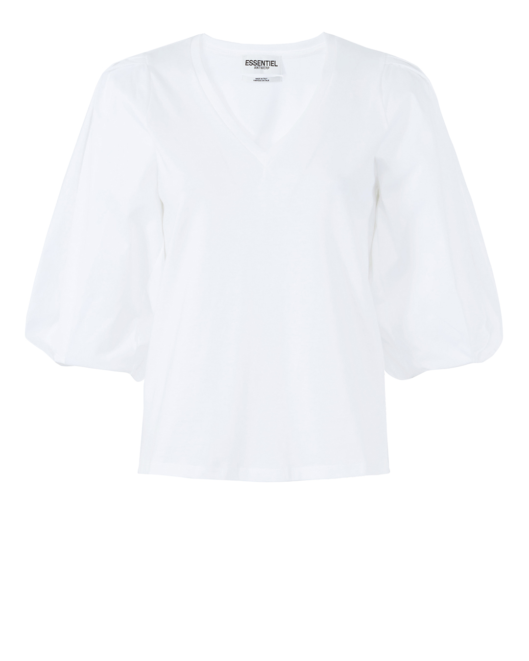 Женская хлопковая блуза Essentiel, сезон: лето 2022. Купить за 17500 руб. | Фото 1
