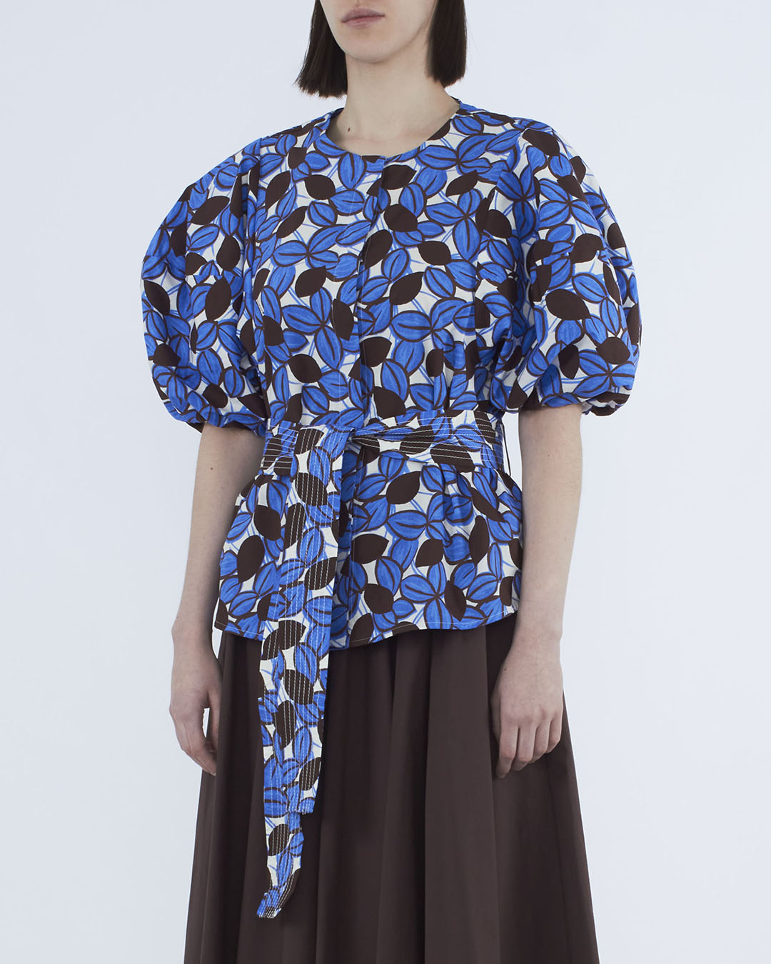 Женская блуза из хлопка  P.A.R.O.S.H., сезон: лето 2022. Купить за 54100 руб. | Фото 3