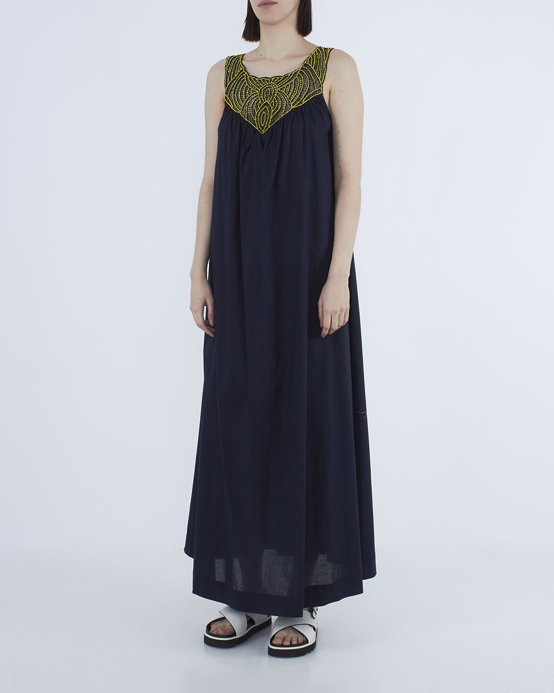 Женская хлопковое платье P.A.R.O.S.H., сезон: лето 2022. Купить за 44800 руб. | Фото 3