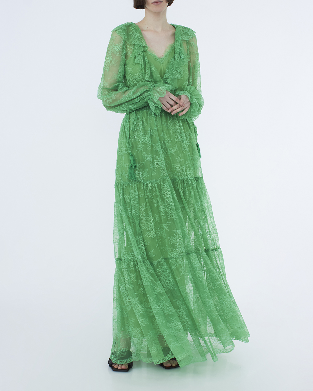 Женская тюлевое платье ERMANNO FIRENZE, сезон: лето 2022. Купить за 87300 руб. | Фото 2