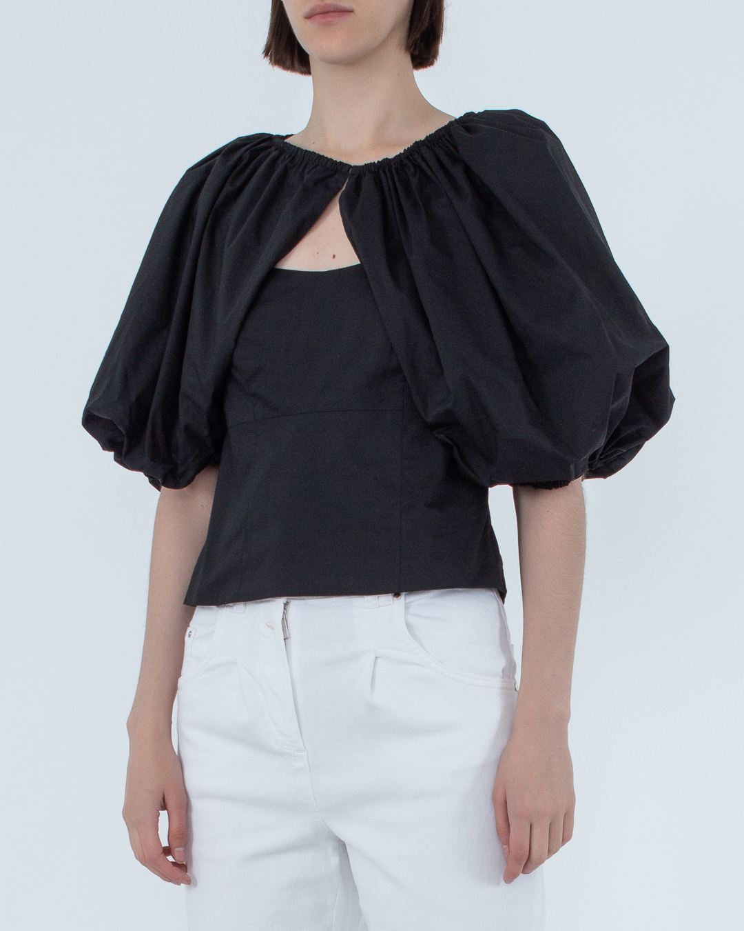 Женская блуза из хлопка  MAX&MOI, сезон: лето 2022. Купить за 32100 руб. | Фото 3