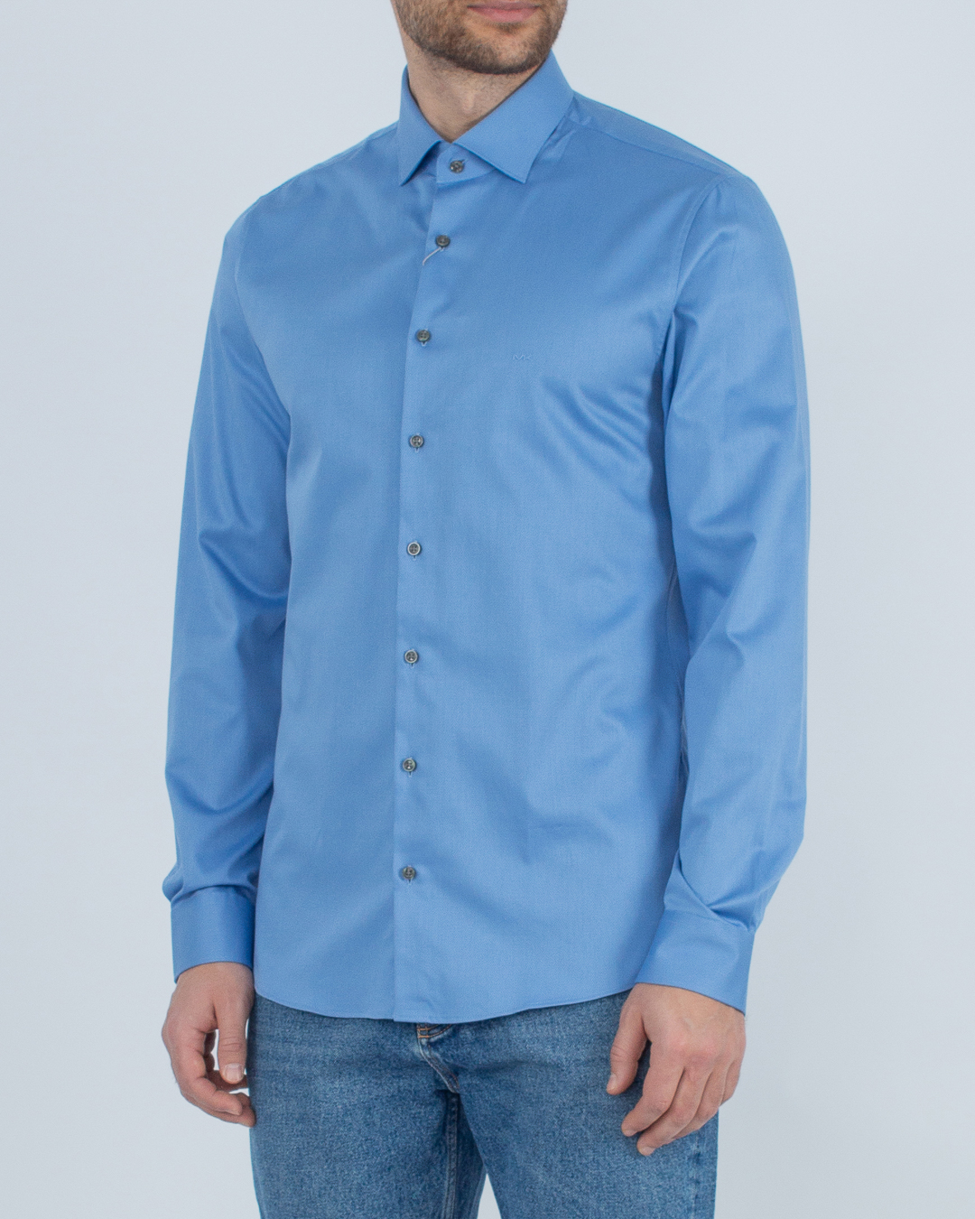 рубашка MICHAEL KORS MD91362 голубой 39, размер 39 - фото 3