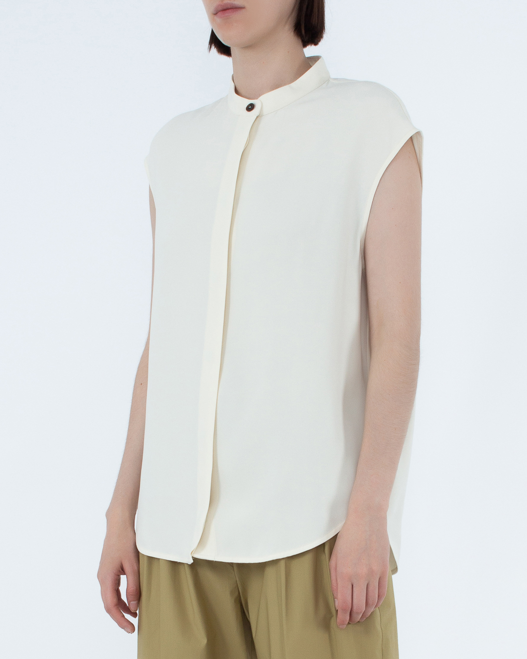 блуза Erika Cavallini P2SR05 белый 42, размер 42 - фото 3
