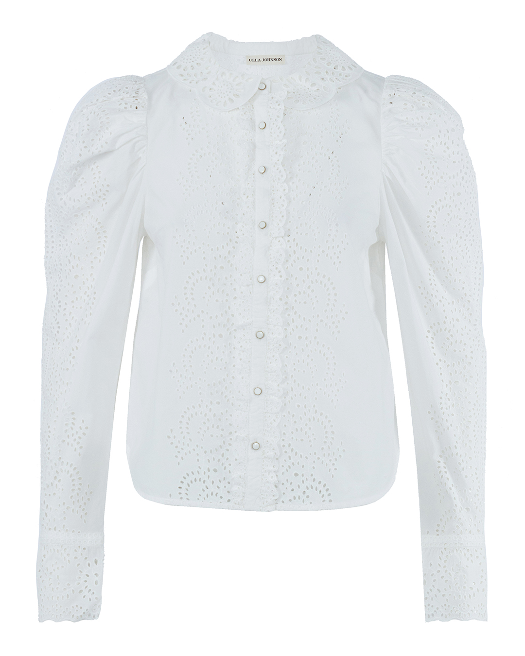Женская блуза из хлопка  ULLA JOHNSON, сезон: лето 2022. Купить за 54600 руб. | Фото 1