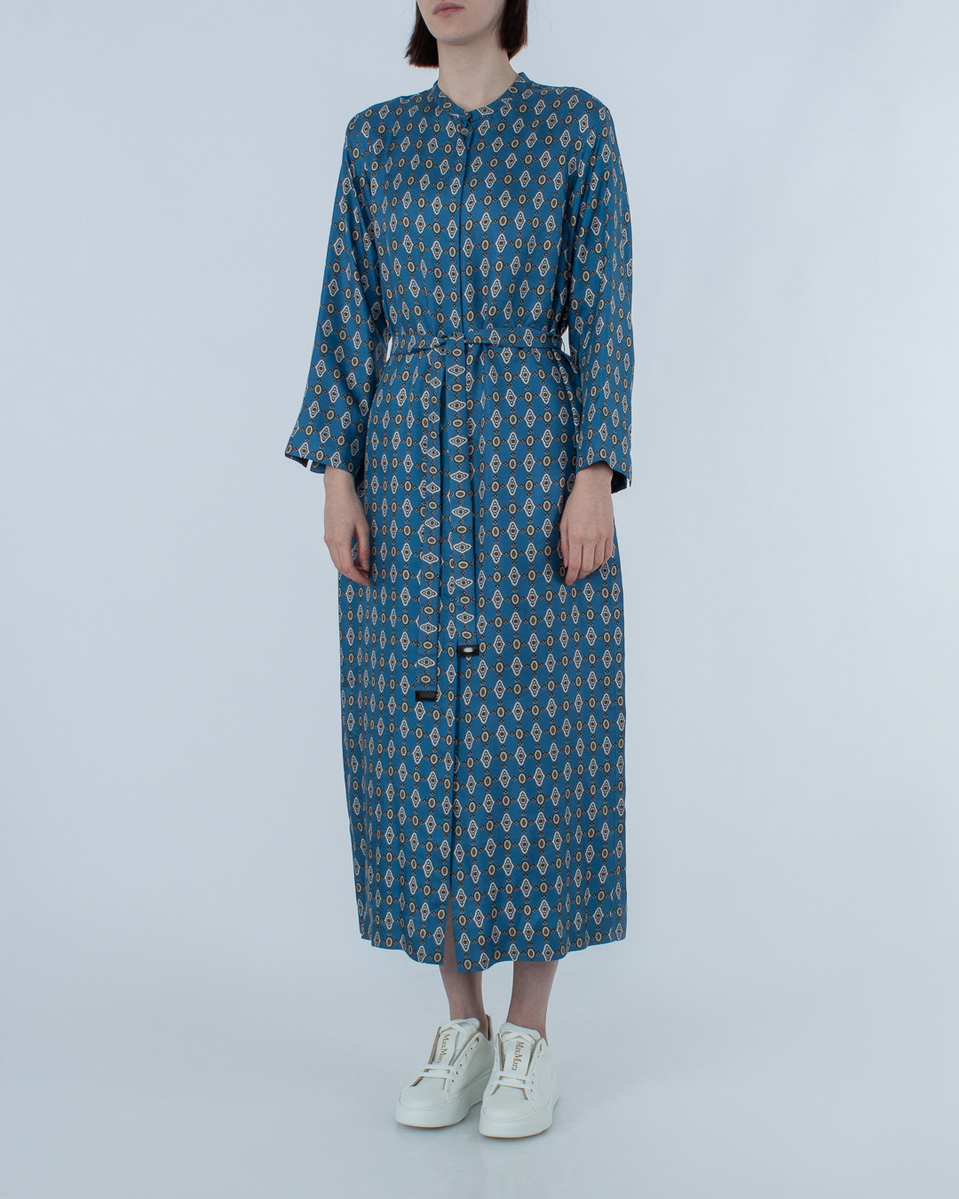 Женская шелковое платье MaxMara, сезон: лето 2022. Купить за 53300 руб. | Фото 3