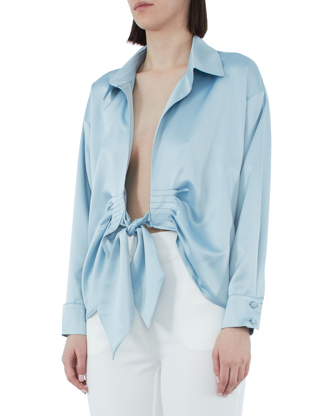 блуза ACTUALEE 000528 голубой 40, размер 40 - фото 2