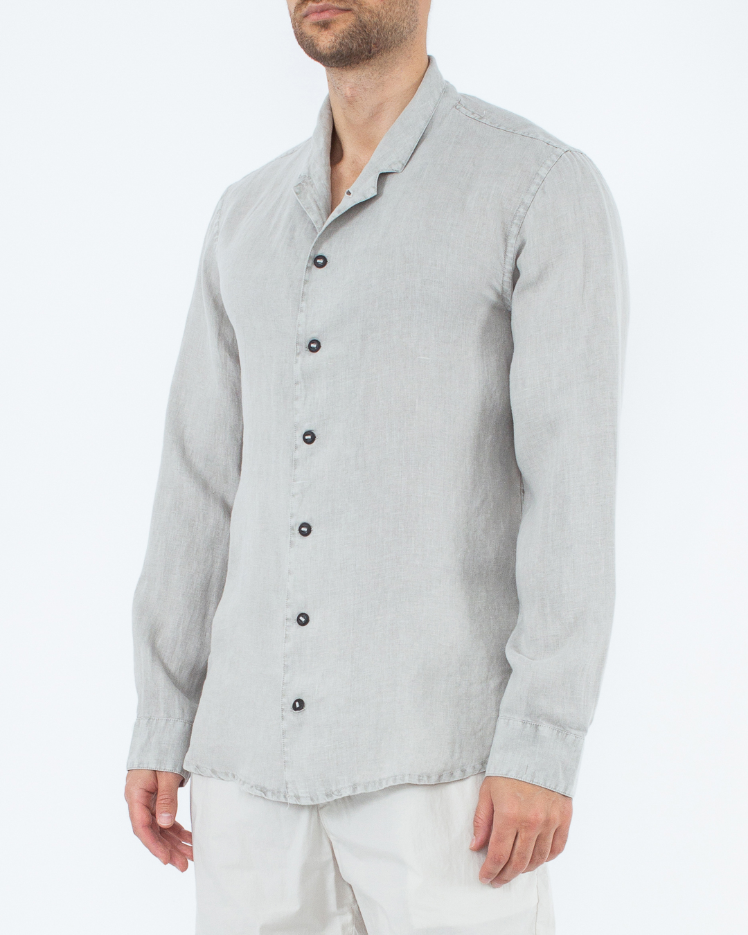 рубашка Hannes Roether 110520 серый l, размер l - фото 3