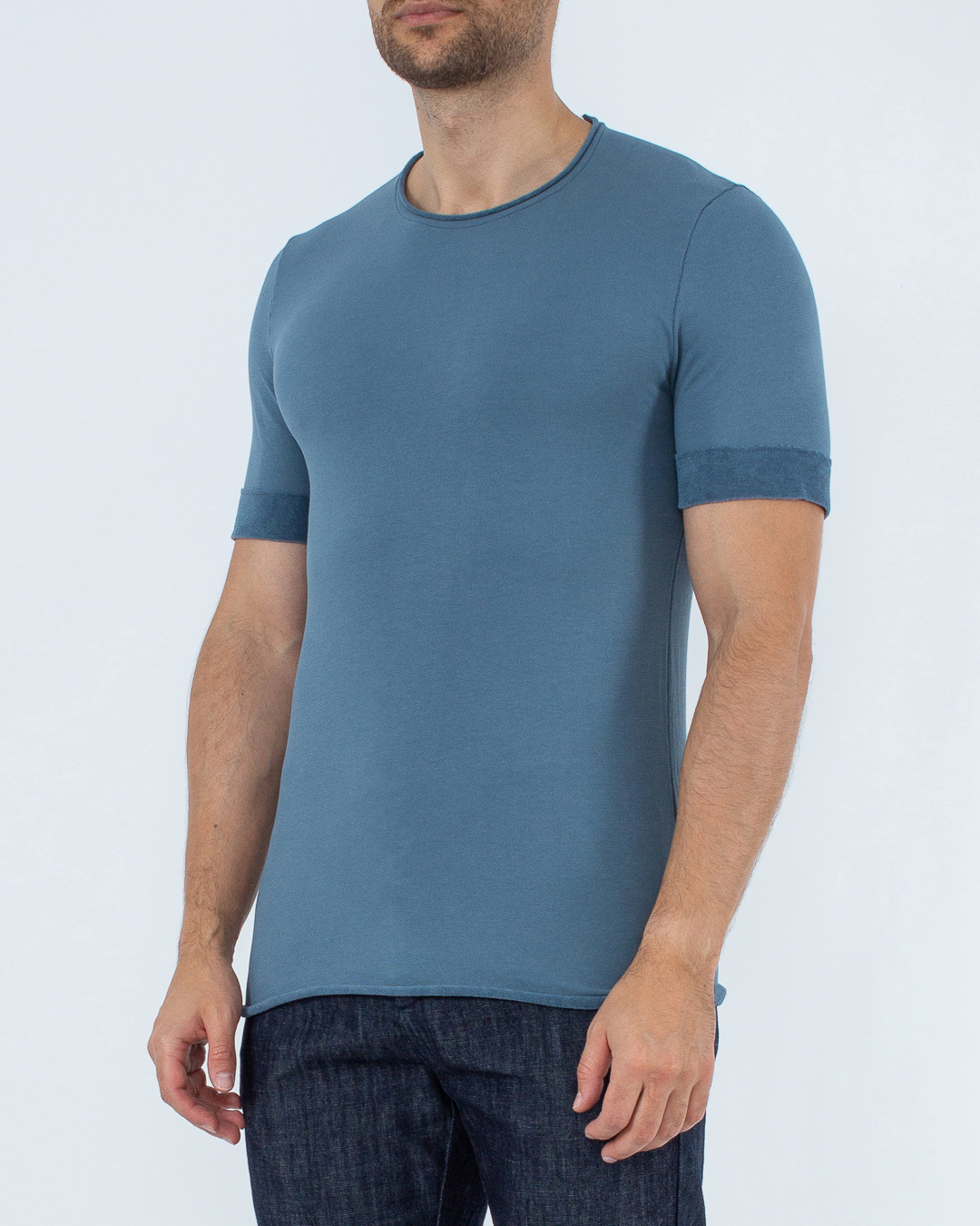 футболка Hannes Roether 110727 голубой 2xl, размер 2xl - фото 3
