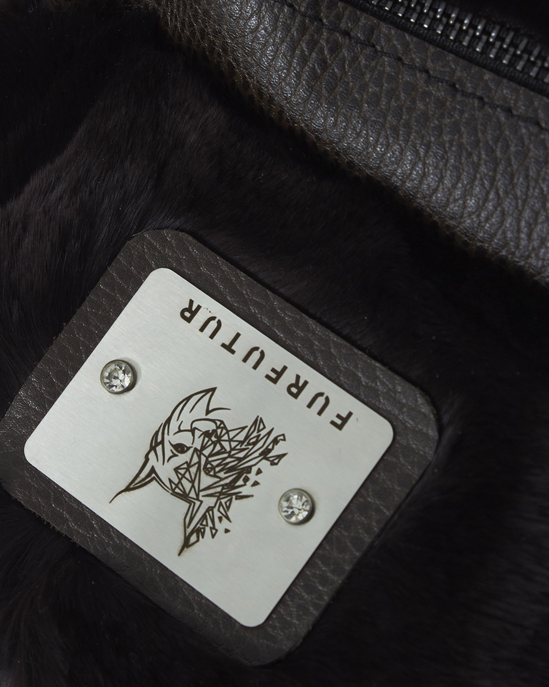 Аксессуары кожаный рюкзак FurFutur, сезон: зима 2022/23. Купить за 6000 руб. | Фото 3