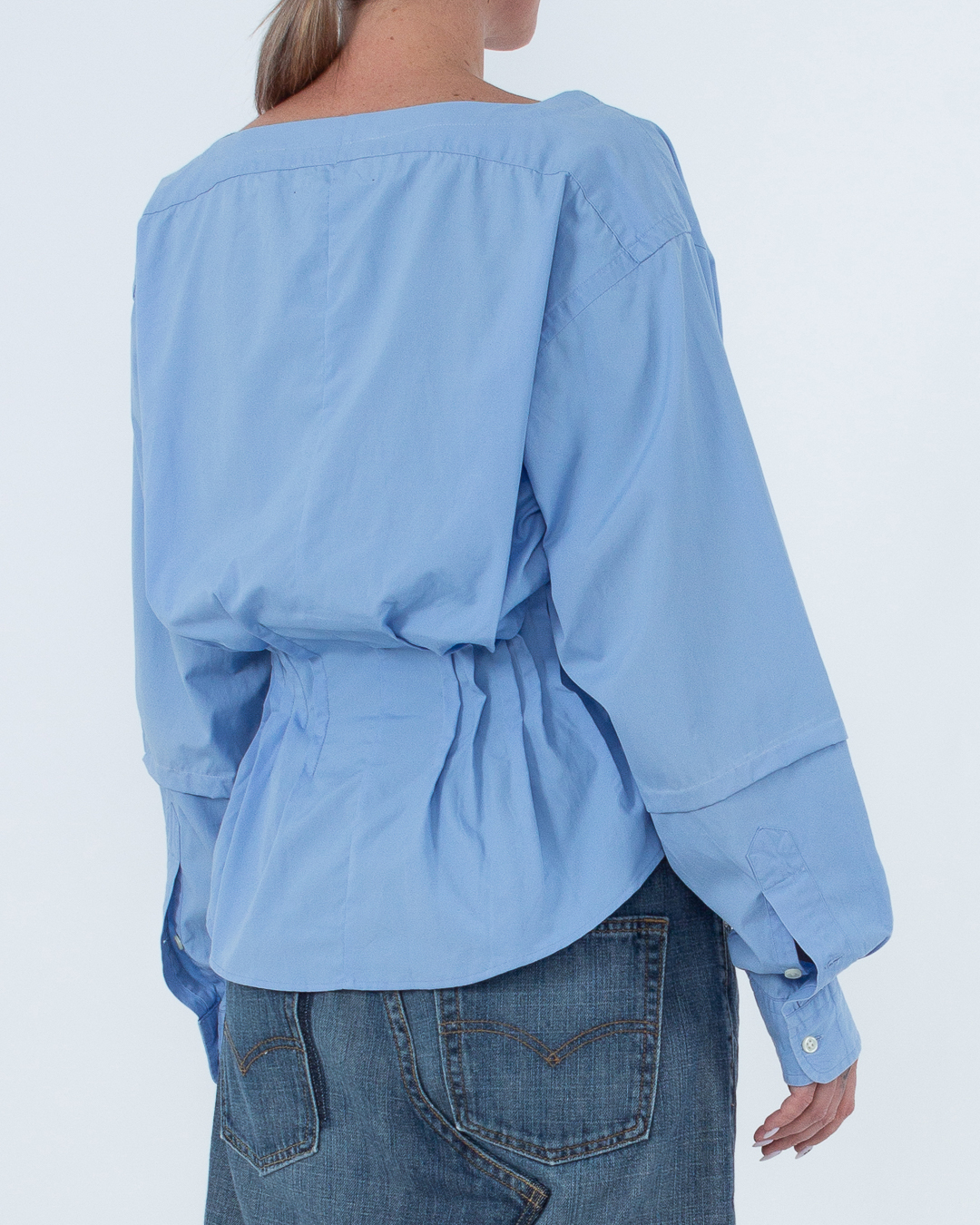 Женская винтажаная рубашка 1/OFF, сезон: зима 2022/23. Купить за 34500 руб. | Фото 4