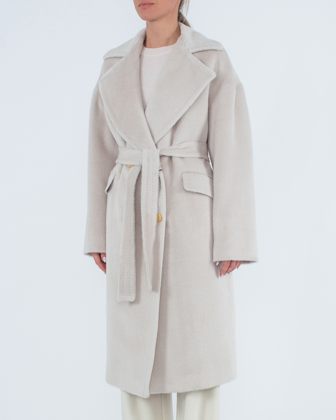 Женская пальто + пояс LENOCI, сезон: зима 2022/23. Купить за 112500 руб. | Фото 3