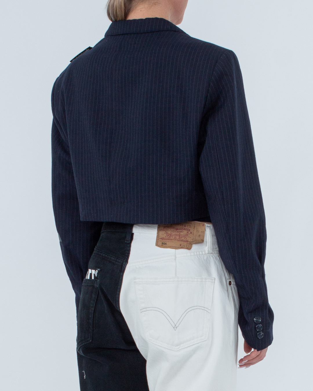 Женская укороченный винтажный жакет 1/OFF, сезон: зима 2022/23. Купить за 48500 руб. | Фото 4