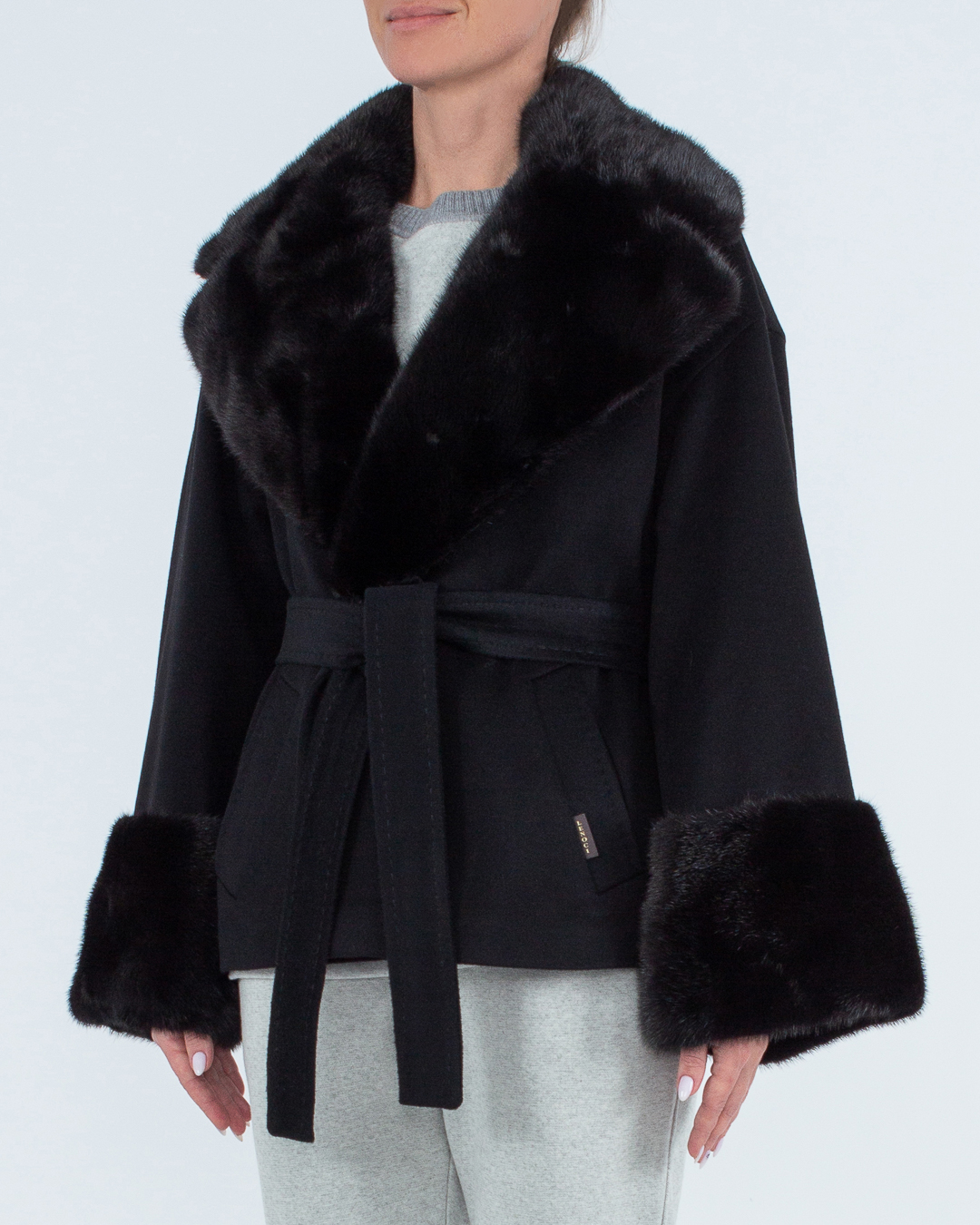 Женская пальто + пояс LENOCI, сезон: зима 2022/23. Купить за 241000 руб. | Фото 3