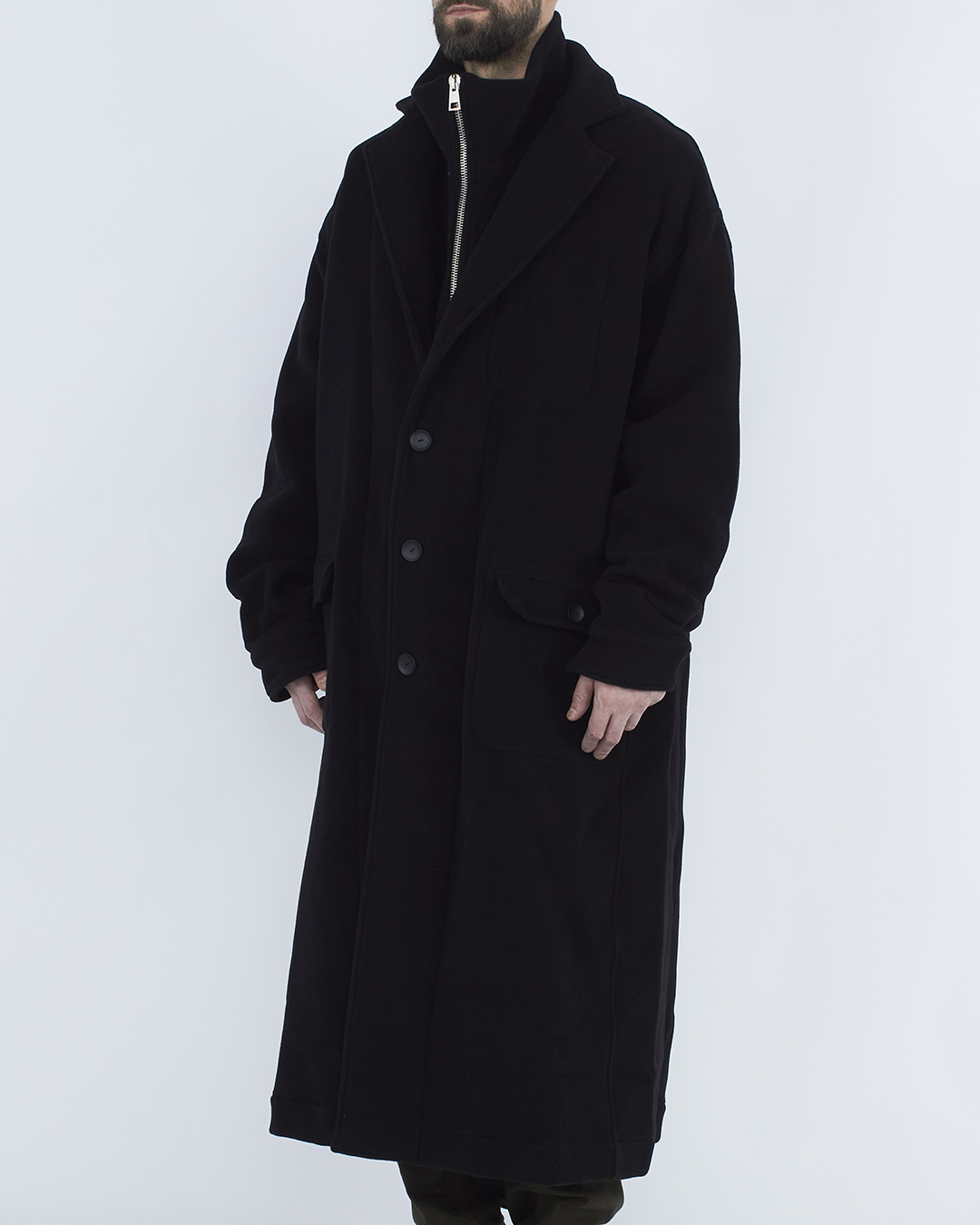 пальто Andrea Ya'aqov 22MFAB06 черный l, размер l - фото 3