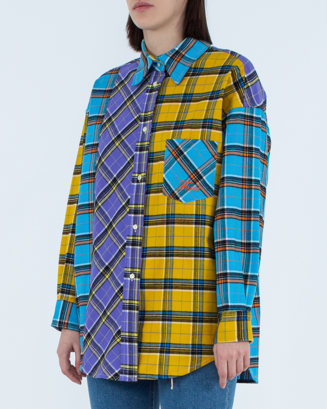 Женская рубашка Forte Dei Marmi Couture, сезон: зима 2022/23. Купить за 28800 руб. | Фото 3