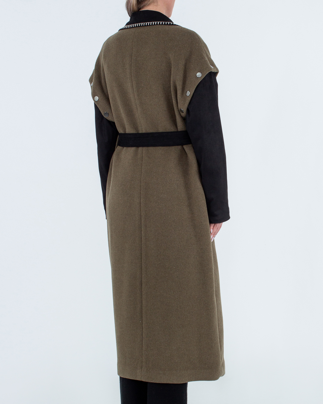 Женская шерстяное пальто Sfizio, сезон: зима 2022/23. Купить за 54800 руб. | Фото 4
