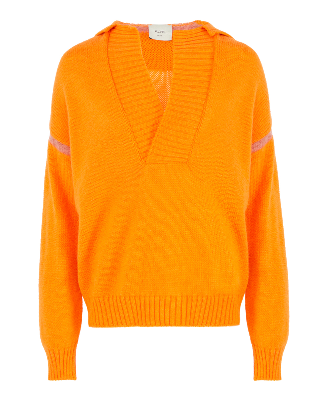 пуловер ALYSI 253416 оранжевый l, размер l - фото 1