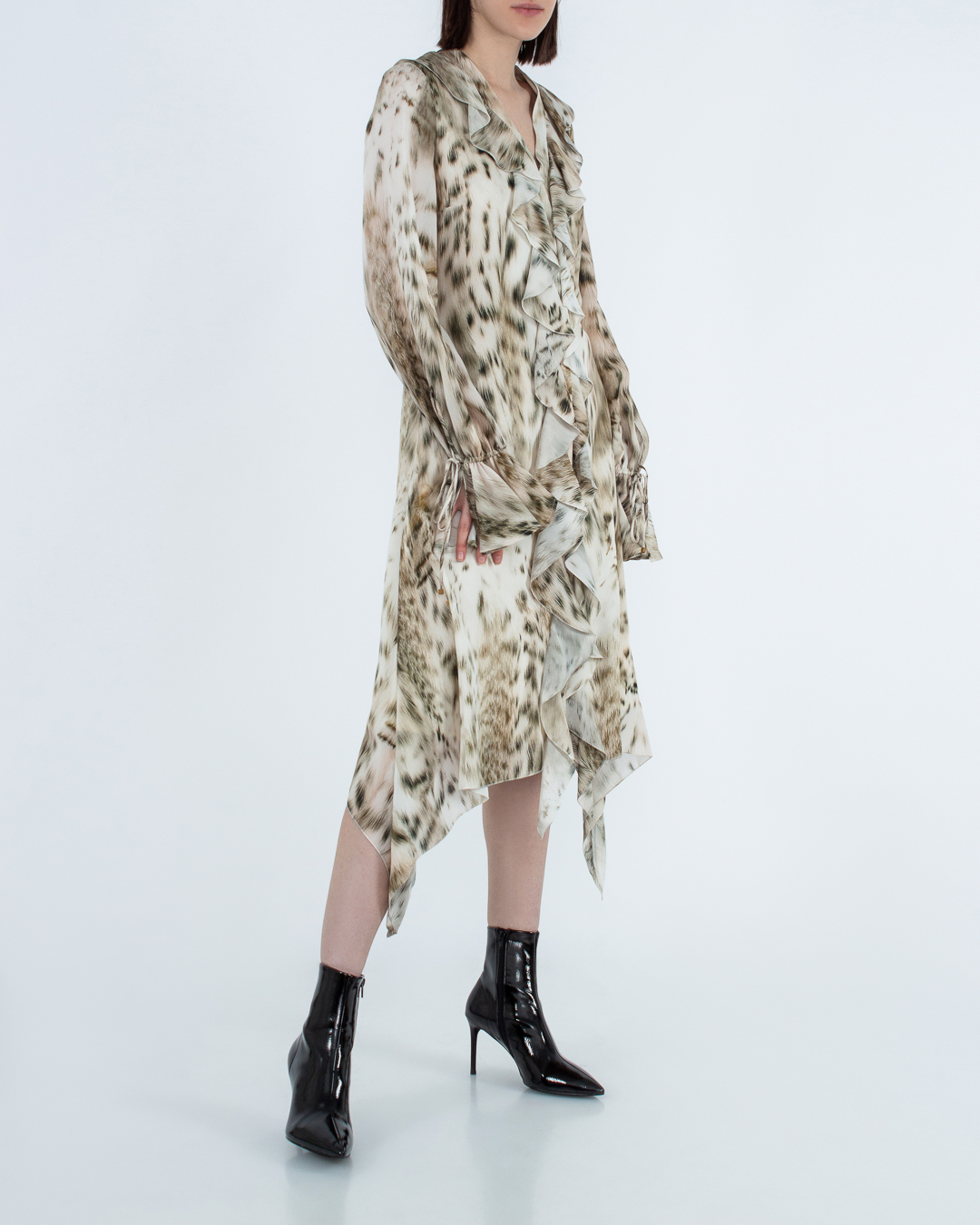 Женская шелковое платье BLUMARINE, сезон: зима 2022/23. Купить за 183600 руб. | Фото 2