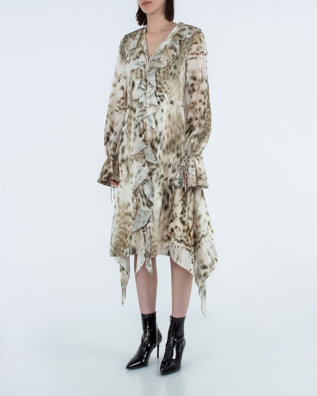 Женская шелковое платье BLUMARINE, сезон: зима 2022/23. Купить за 183600 руб. | Фото 3