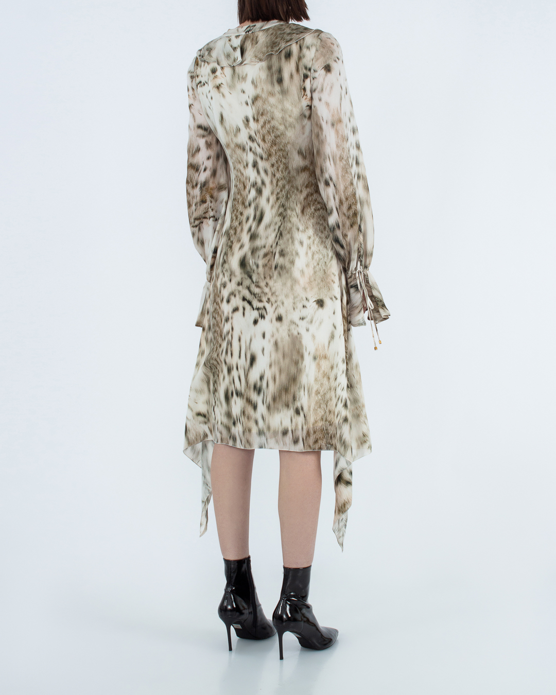 Женская шелковое платье BLUMARINE, сезон: зима 2022/23. Купить за 183600 руб. | Фото 4
