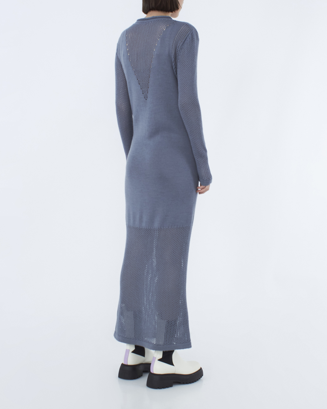 Женская вязаное платье макси  LYNA+, сезон: зима 2022/23. Купить за 17200 руб. | Фото 4