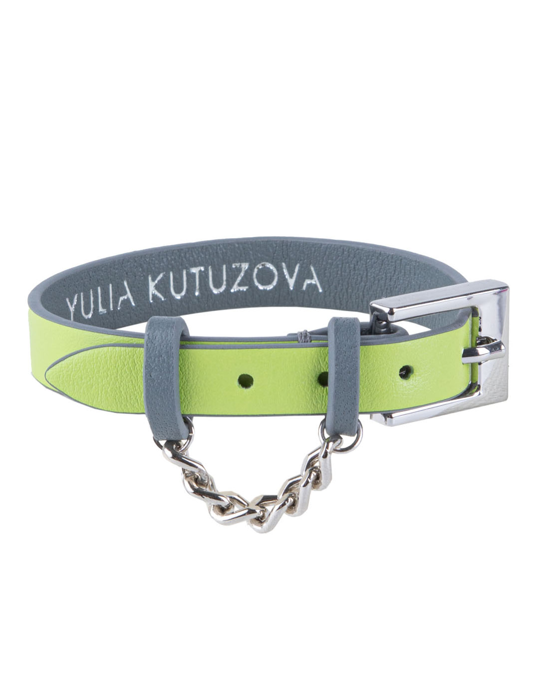 Аксессуары кожаный браслет YULIA KUTUZOVA, сезон: зима 2022/23. Купить за 3200 руб. | Фото 1