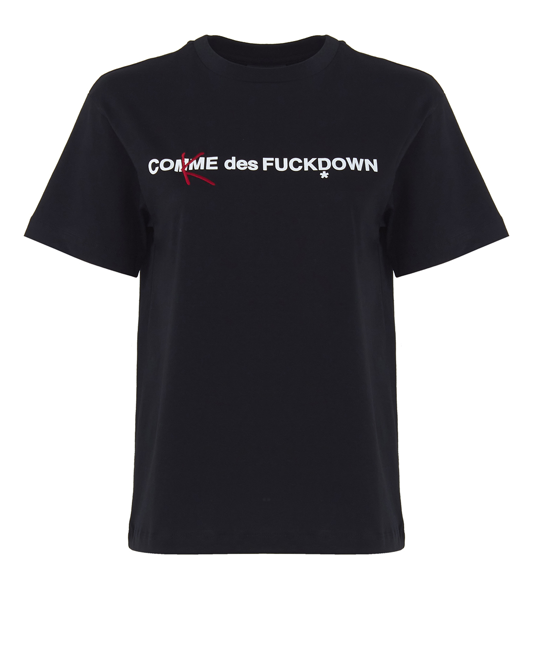 COMME des FUCKDOWN с принтом на спине  артикул  марки COMME des FUCKDOWN купить за 6100 руб.