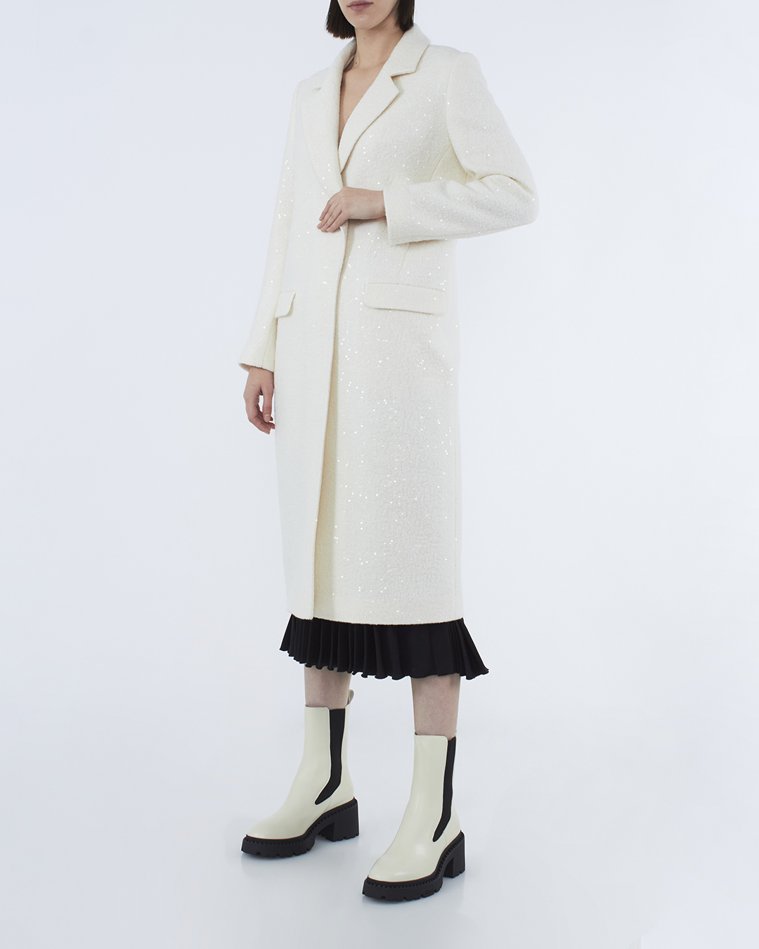 Женская шерстяное пальто Seven Lab, сезон: зима 2022/23. Купить за 50600 руб. | Фото 2