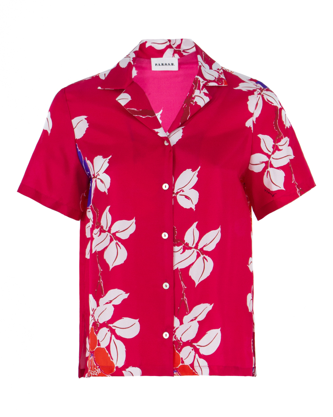 Женская блуза с короткими рукавами  P.A.R.O.S.H., сезон: лето 2023. Купить за 41500 руб. | Фото 1