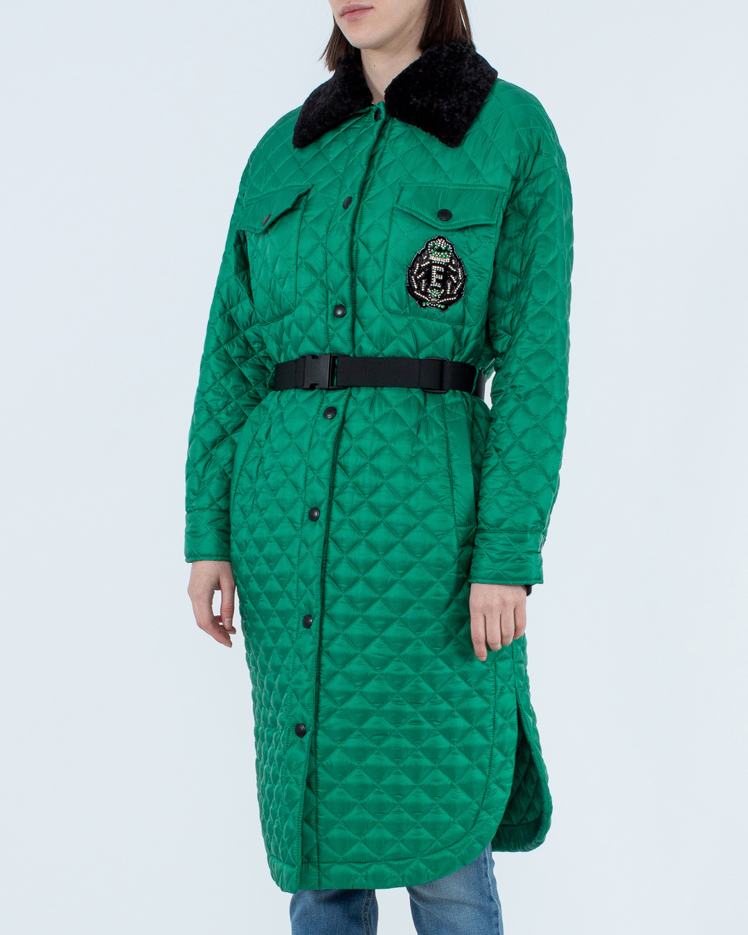 Женская пальто + пояс ERMANNO FIRENZE, сезон: зима 2022/23. Купить за 53000 руб. | Фото 3