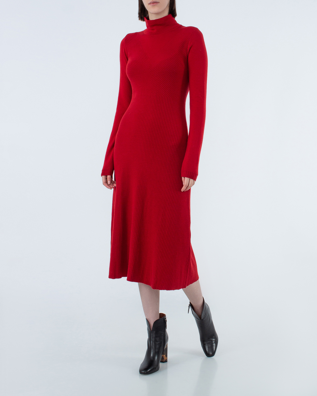 Женская базовое платье миди FREE AGE., сезон: зима 2022/23. Купить за 22900 руб. | Фото 2