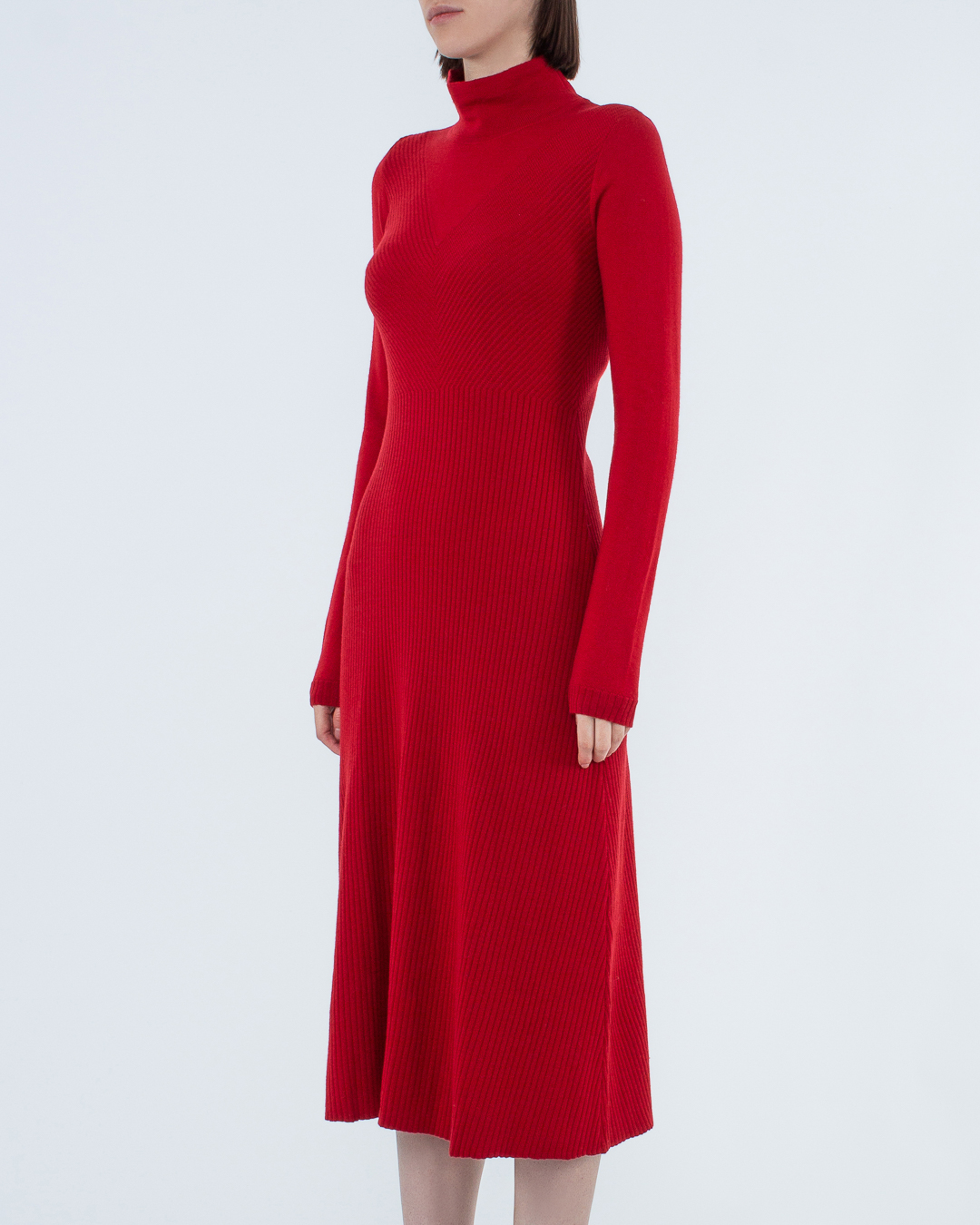 Женская базовое платье миди FREE AGE., сезон: зима 2022/23. Купить за 22900 руб. | Фото 3