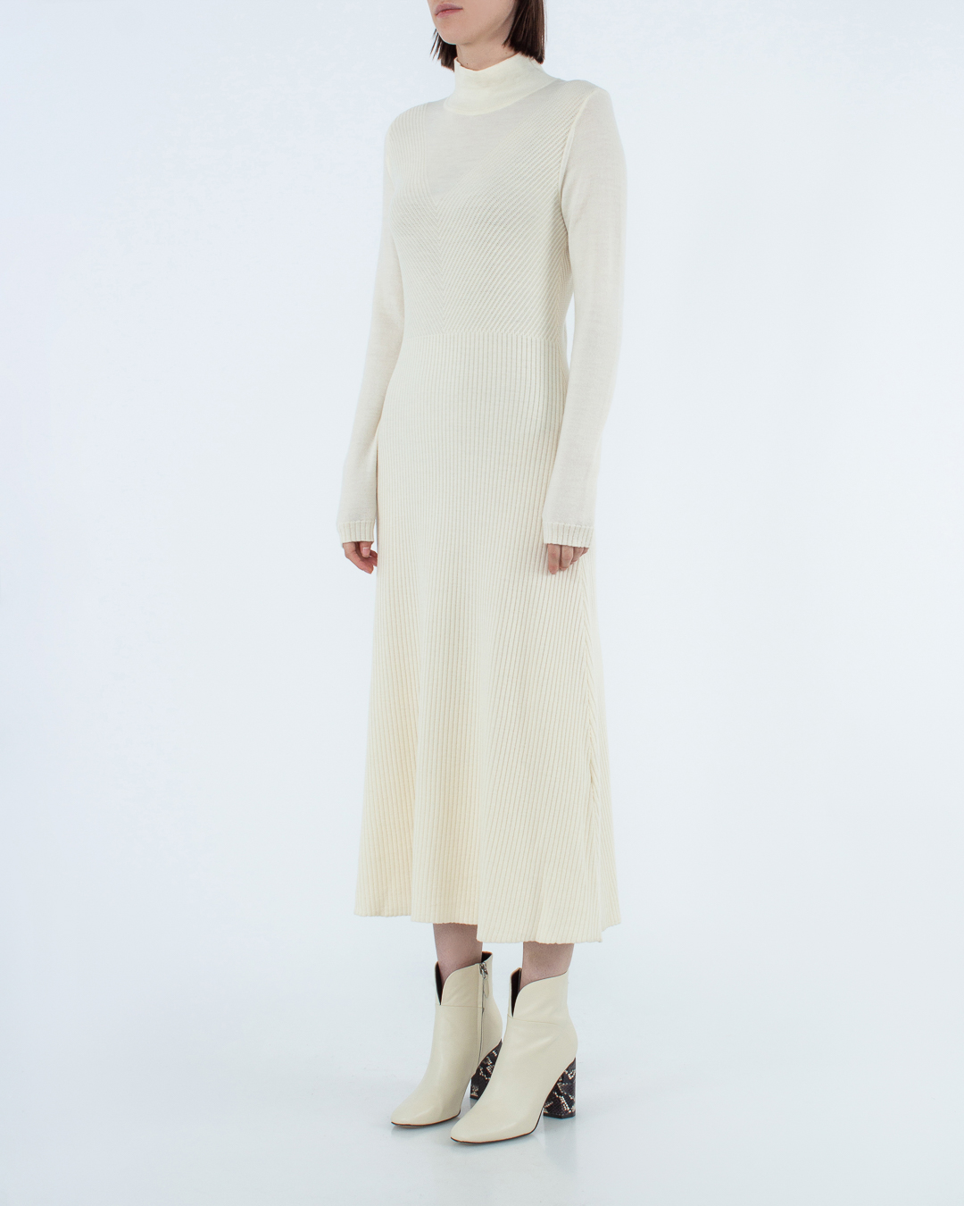 Женская базовое платье миди  FREE AGE., сезон: зима 2022/23. Купить за 22900 руб. | Фото 3