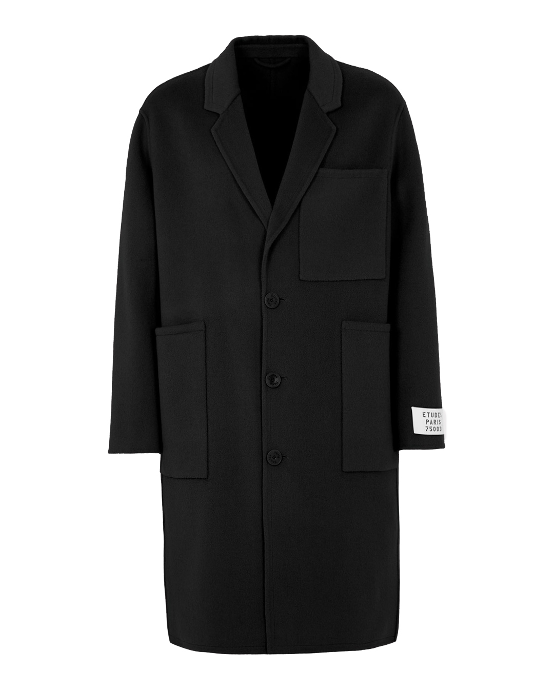 пальто Études H23MM750D00499 черный 46, размер 46 - фото 1