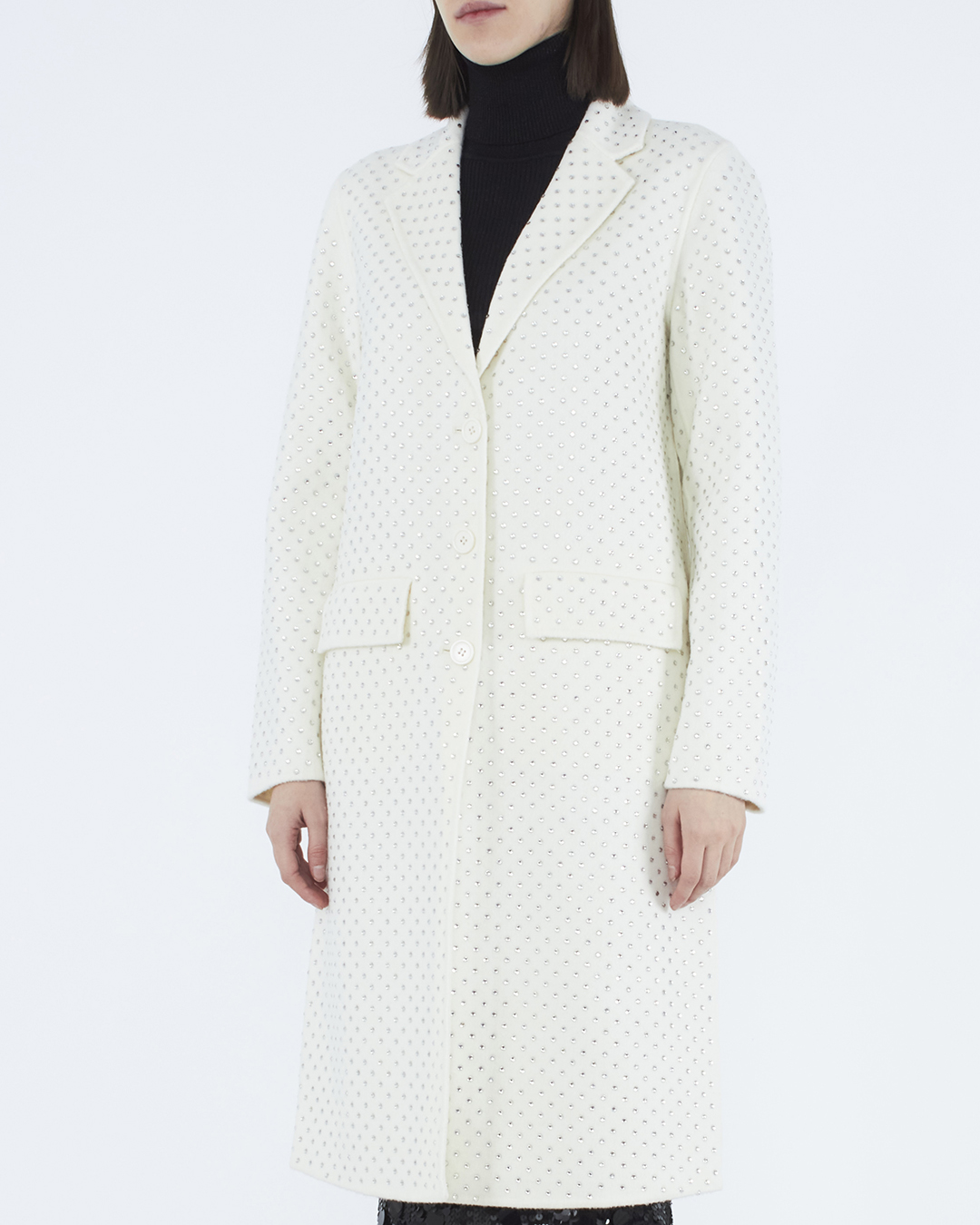 Женская пальто из шерсти  P.A.R.O.S.H., сезон: зима 2022/23. Купить за 87300 руб. | Фото 3