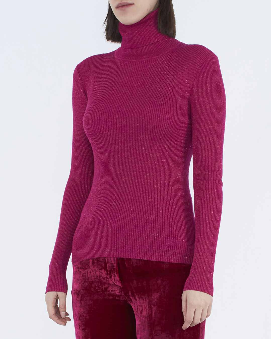 свитер P.A.R.O.S.H. LOULUXD512552X розовый xs, размер xs - фото 3