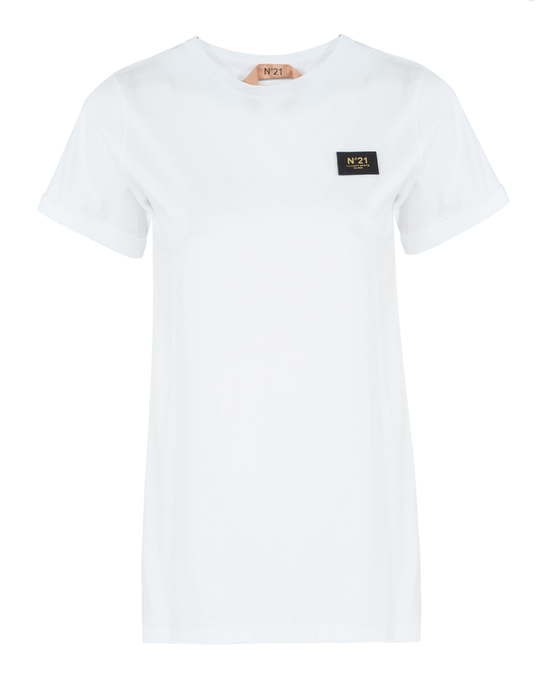 удлиненная футболка № 21 N2MF021 белый 42, размер 42