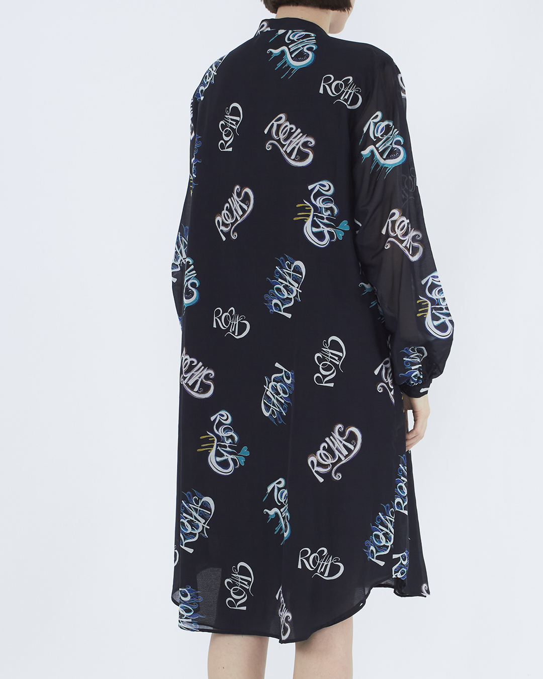 Женская платье рубашечного кроя  ROCHAS, сезон: лето 2023. Купить за 60000 руб. | Фото 4