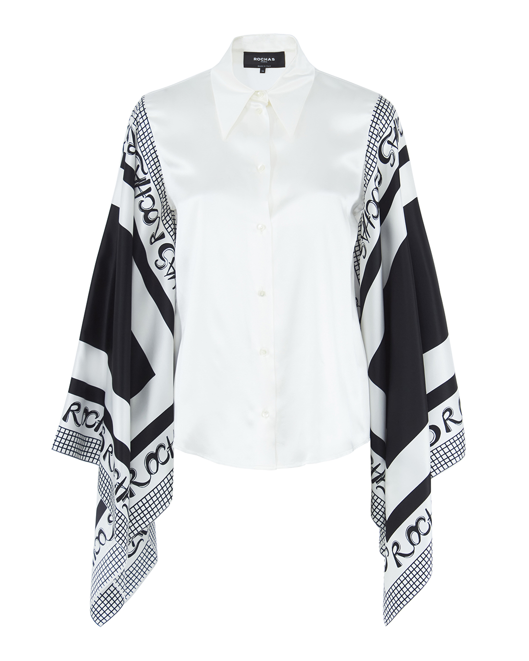 Женская шелковая блуза ROCHAS, сезон: лето 2023. Купить за 73800 руб. | Фото 1