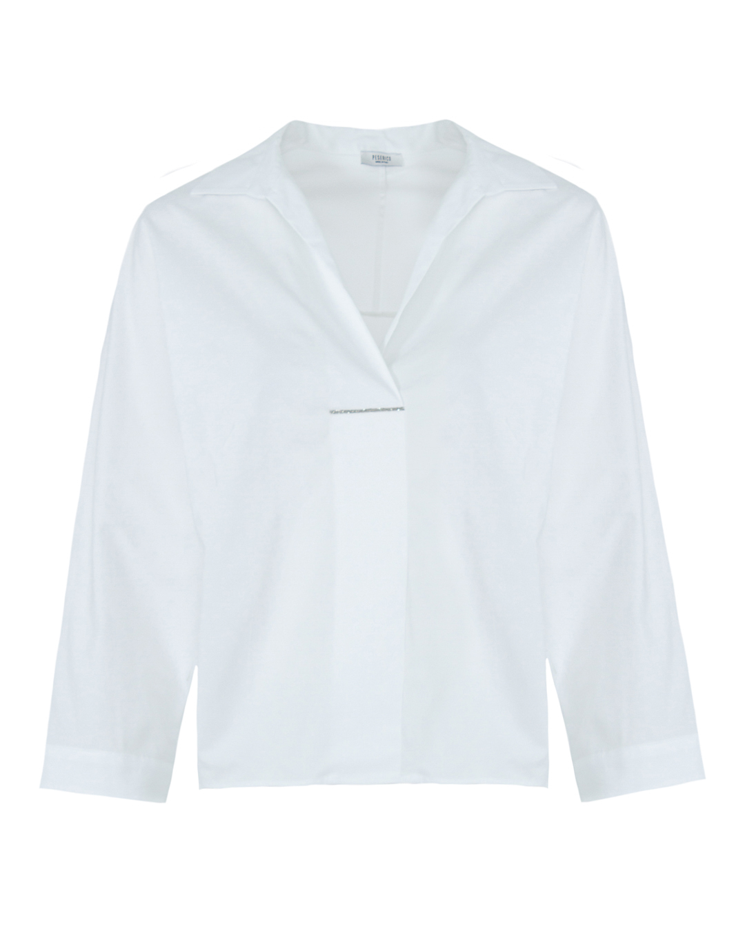 Женская хлопковая блуза Peserico, сезон: лето 2023. Купить за 30300 руб. | Фото 1