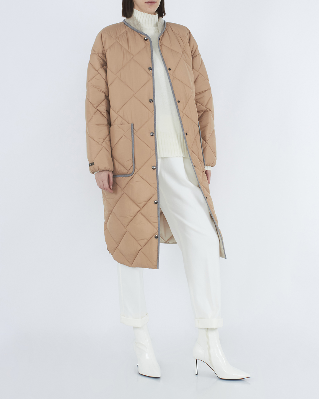 Женская стеганое пальто Peserico, сезон: зима 2022/23. Купить за 87600 руб. | Фото 2